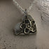 Heart and Flower Necklace - Silver Pendants | JJewelryArt