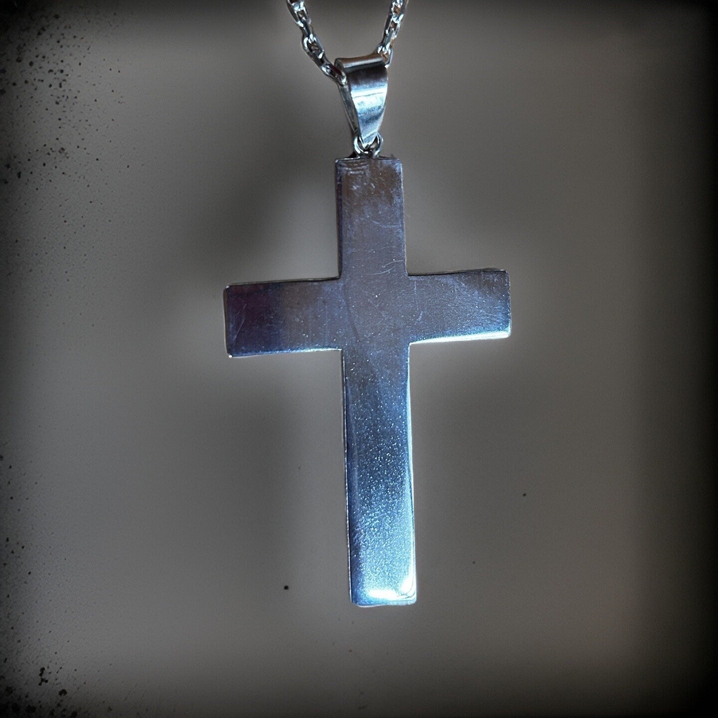 Sterling Silver Cross Pendant | Minimalist Men&