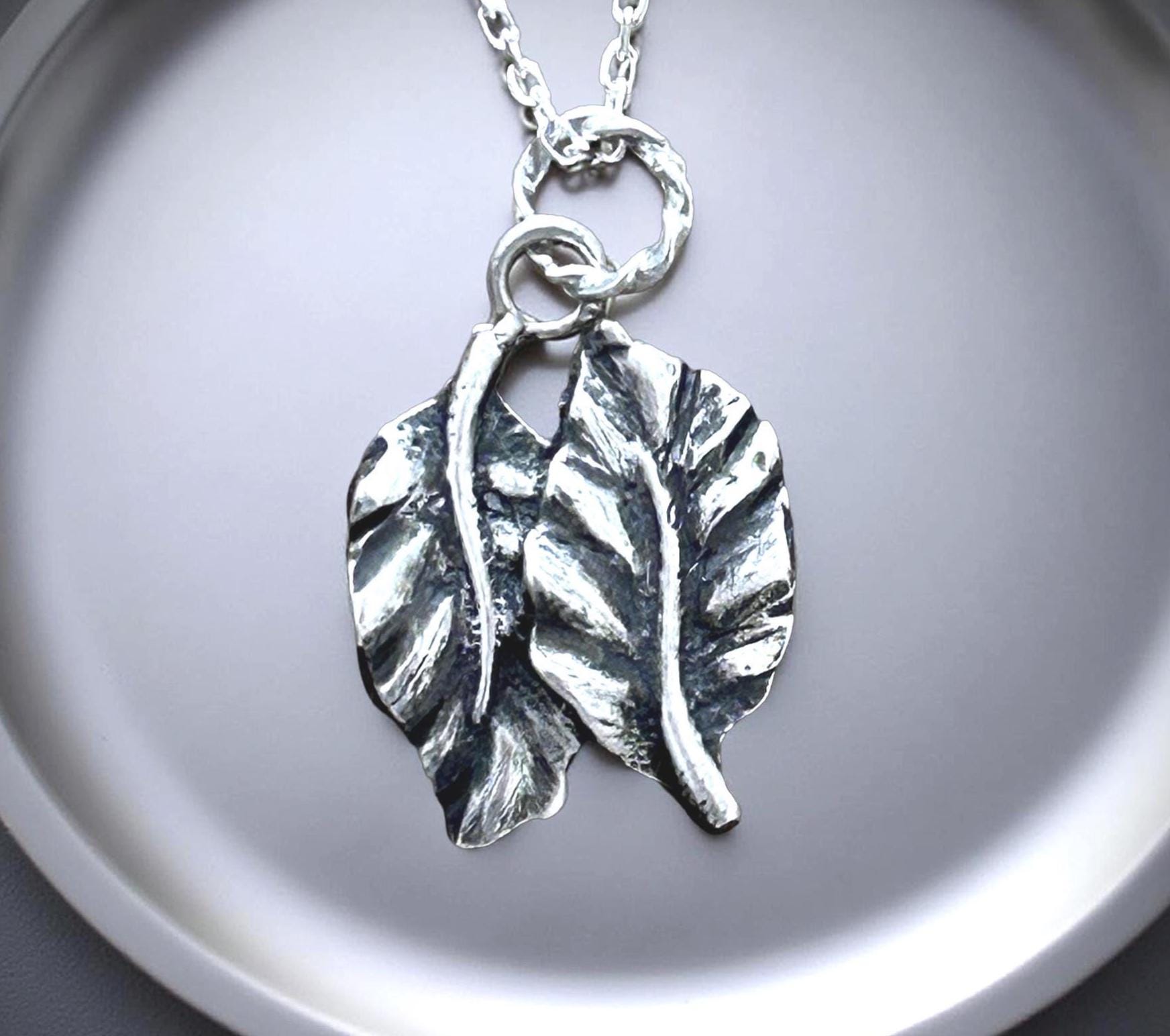 Leaf Pendant Nature-Inspired Botanical Necklace