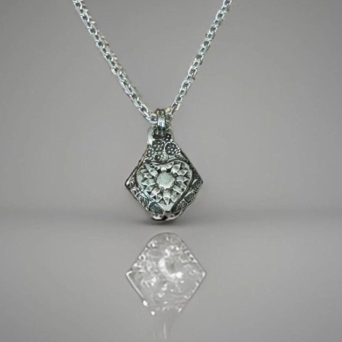 Dainty Heart Necklace - 925 Sterling Silver Necklace | JJewelryArt