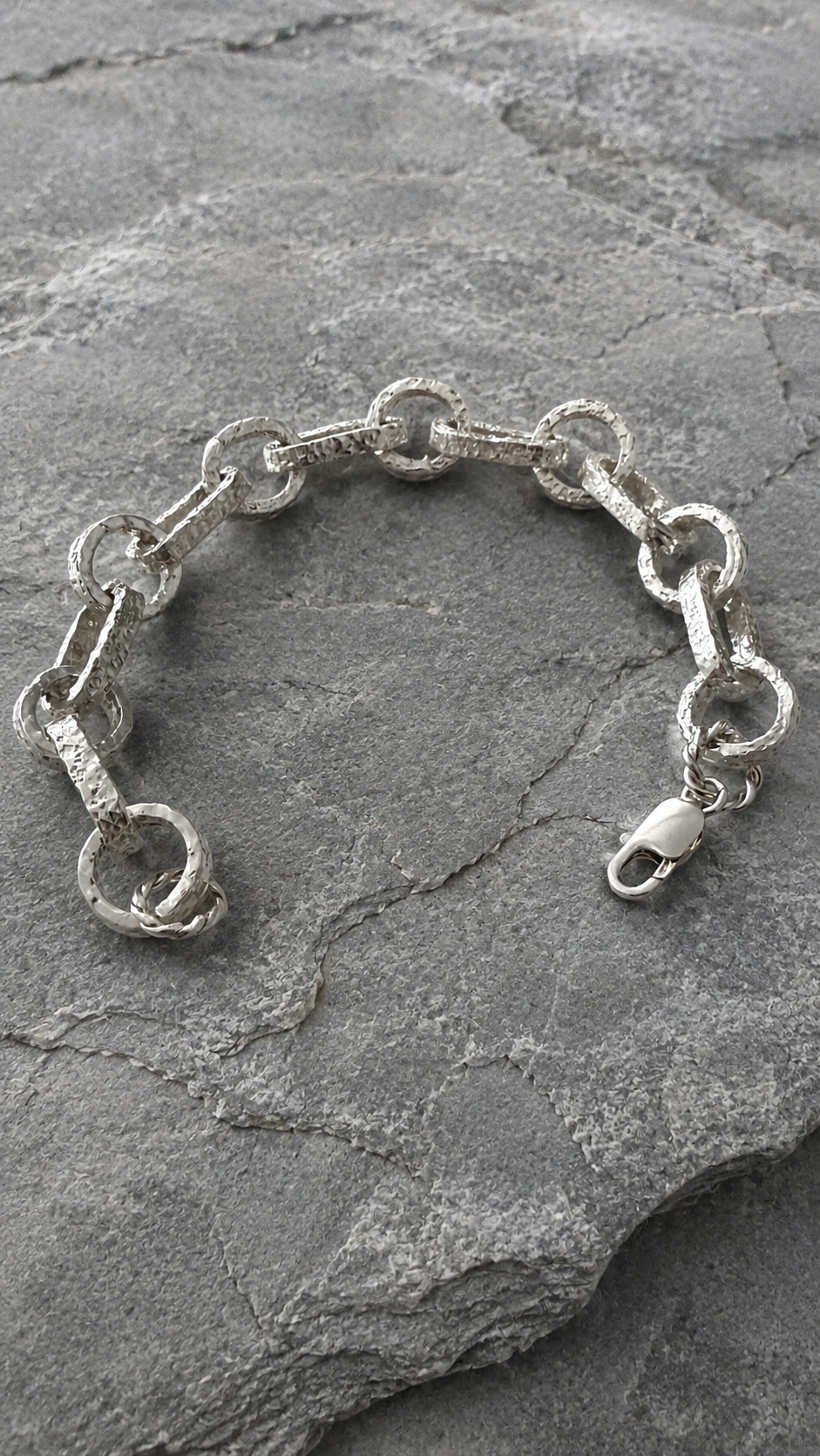Rustic heavy bracelet by JJewelryArt featuring bold, textured metal design with rugged, artisanal style.
