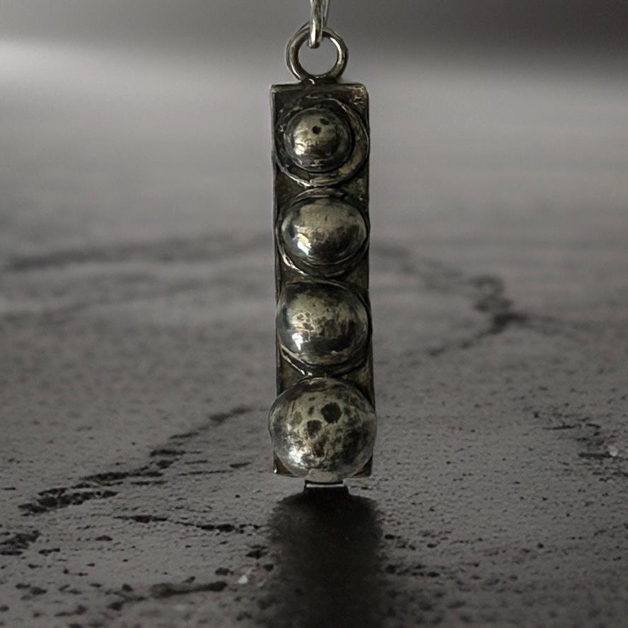Celestial Orbit Pendant – A Cosmic Alignment in Silver