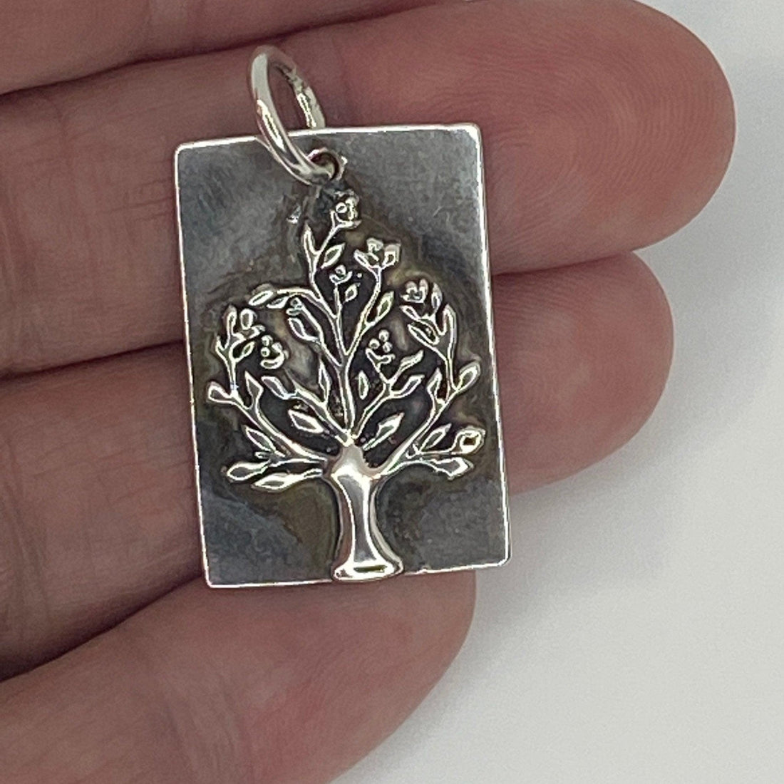 Tree of Life Pendant - Silver Tree Necklace | JJewelryArt