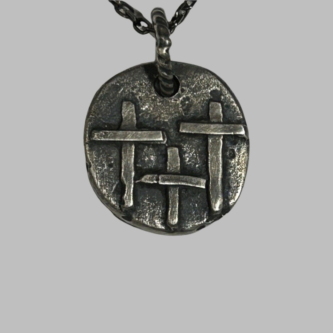 Triple Cross Necklace - Silver Cross Pendant | JJewelryArt