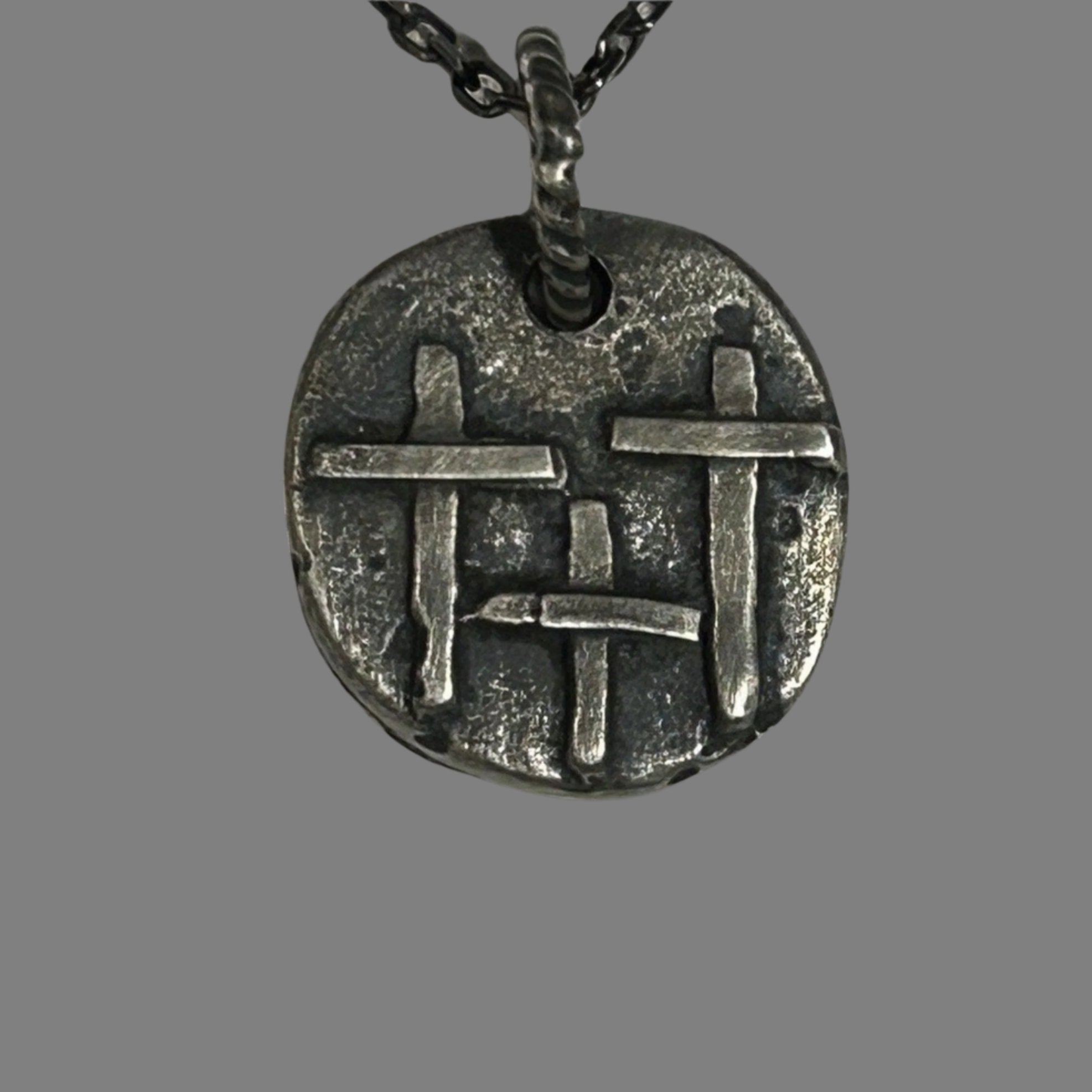 Triple Cross Necklace - Silver Cross Pendant | JJewelryArt