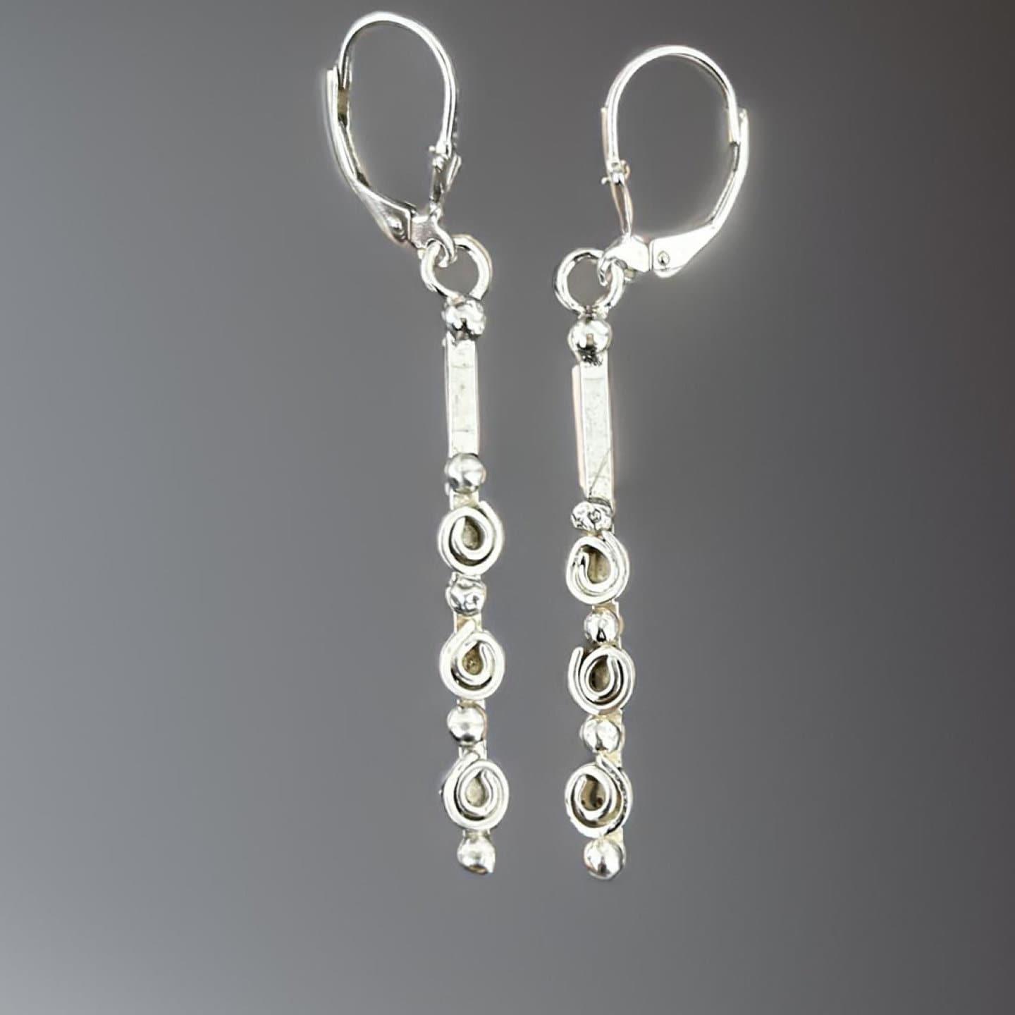 Silver Dangle Earrings - Dangle Earrings | JJewelryArt