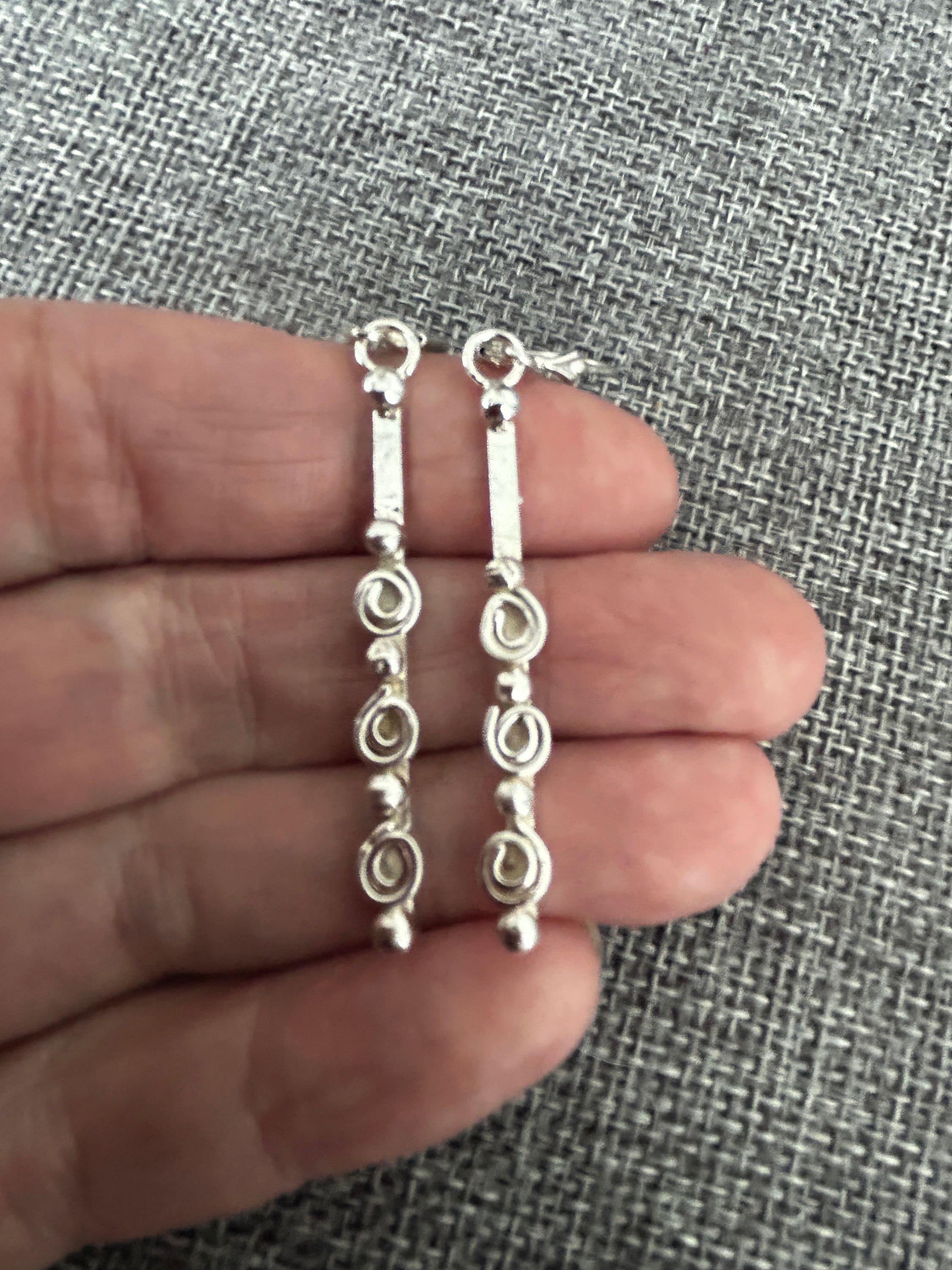 Silver Dangle Earrings - Dangle Earrings | JJewelryArt