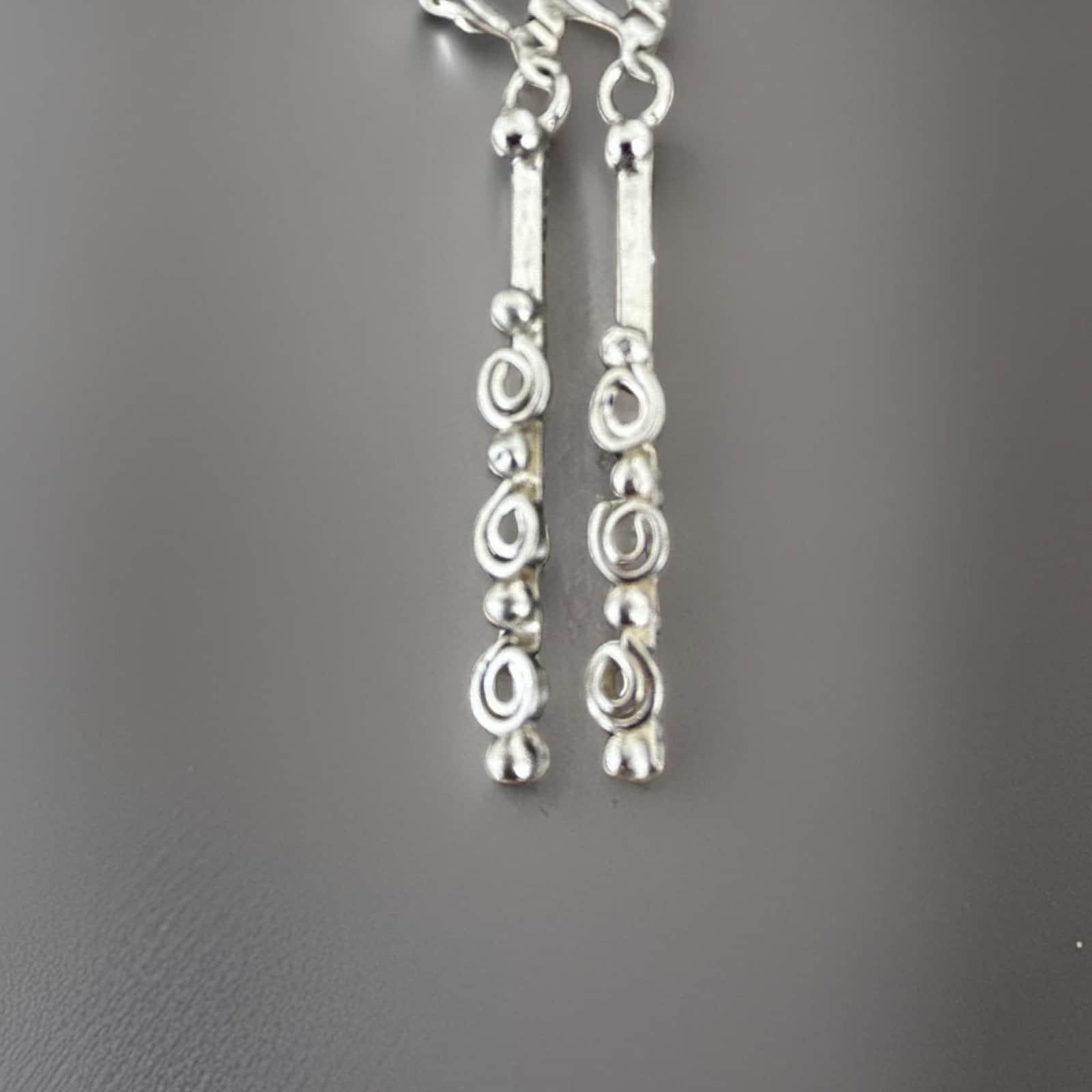 Silver Dangle Earrings - Dangle Earrings | JJewelryArt