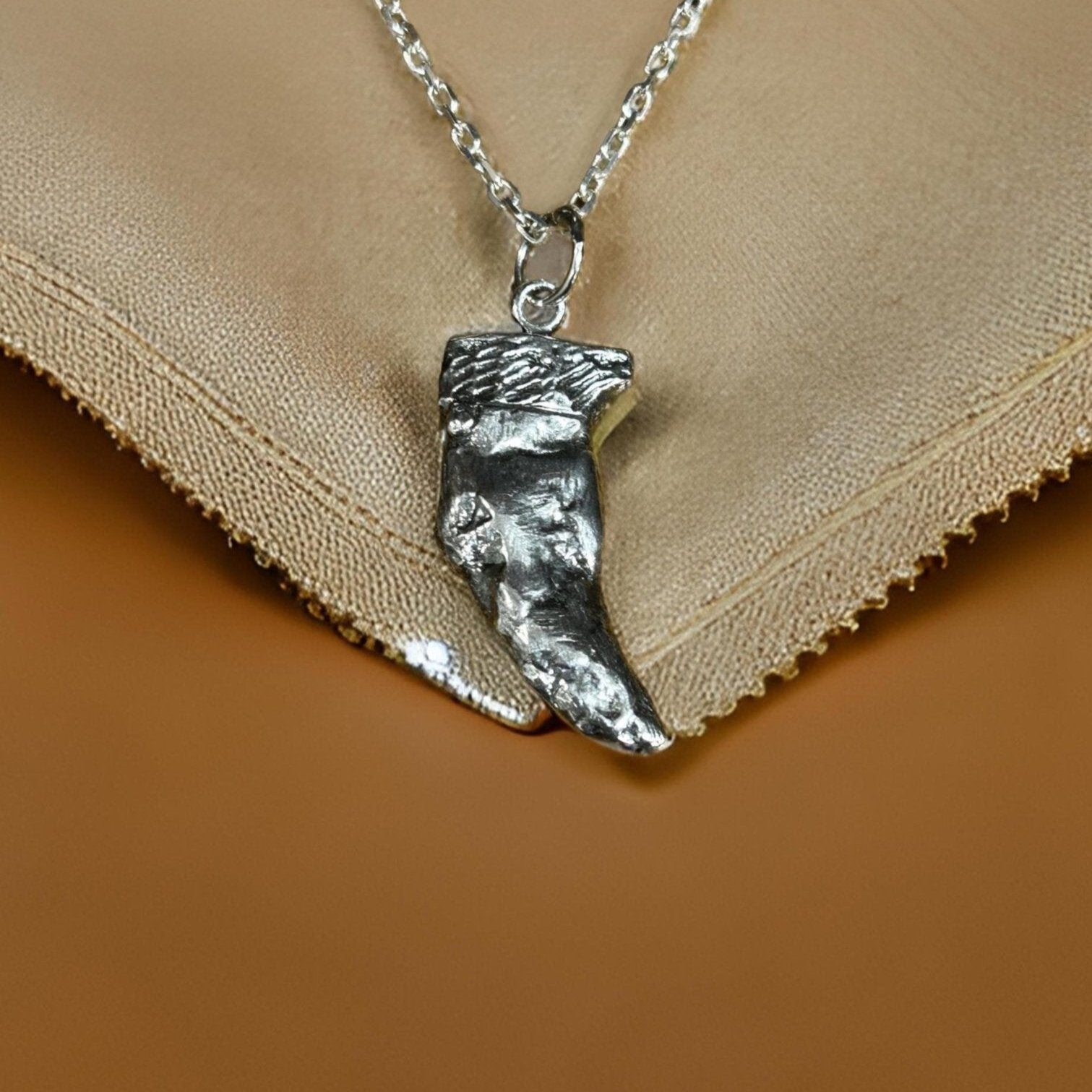 Mens Pendant Handmade in Sterling Silver Gift for Men