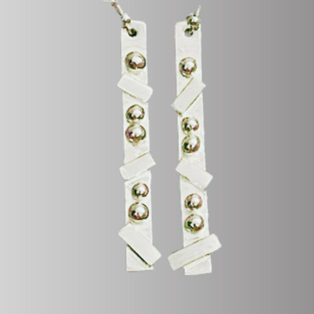 Long Dangle Earrings - Handmade Silver Earrings | JJewelryArt