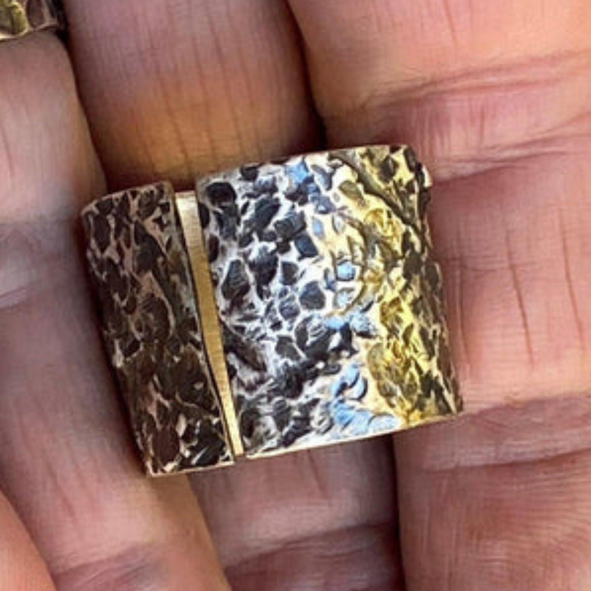 Silver Band Ring - Wide Band Ring | JJewelryArt