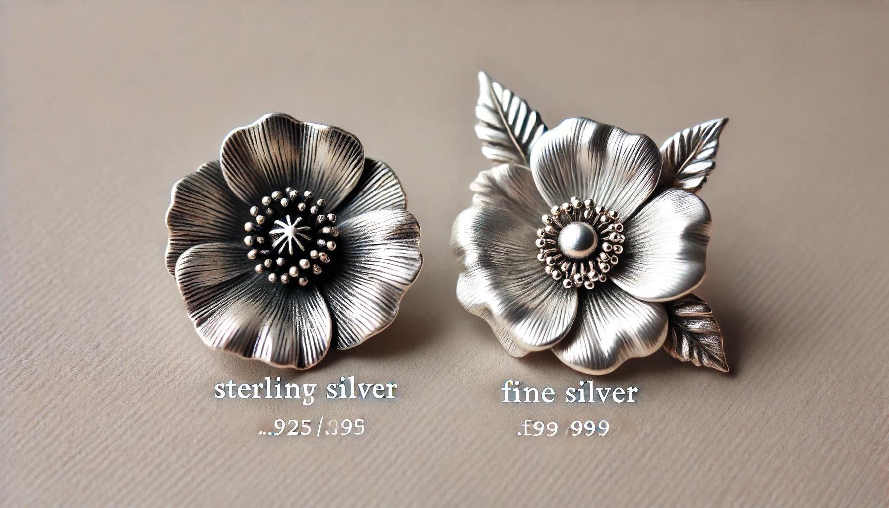 Comparing Sterling Silver and Fine Silver - JJewelryArt