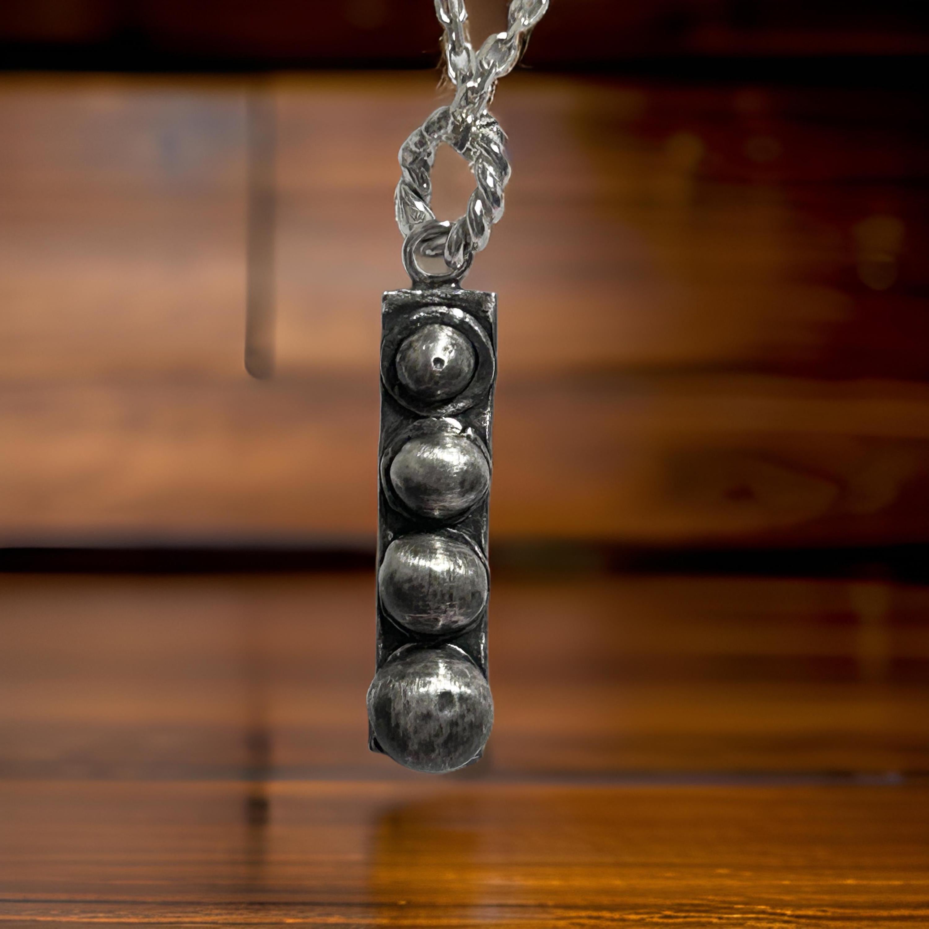 Celestial Orbit Pendant – A Cosmic Alignment in Silver