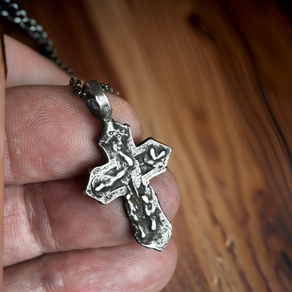 Silver Crucifix cross Pendant