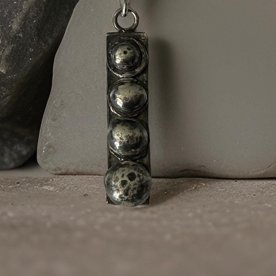 Celestial Orbit Pendant – A Cosmic Alignment in Silver