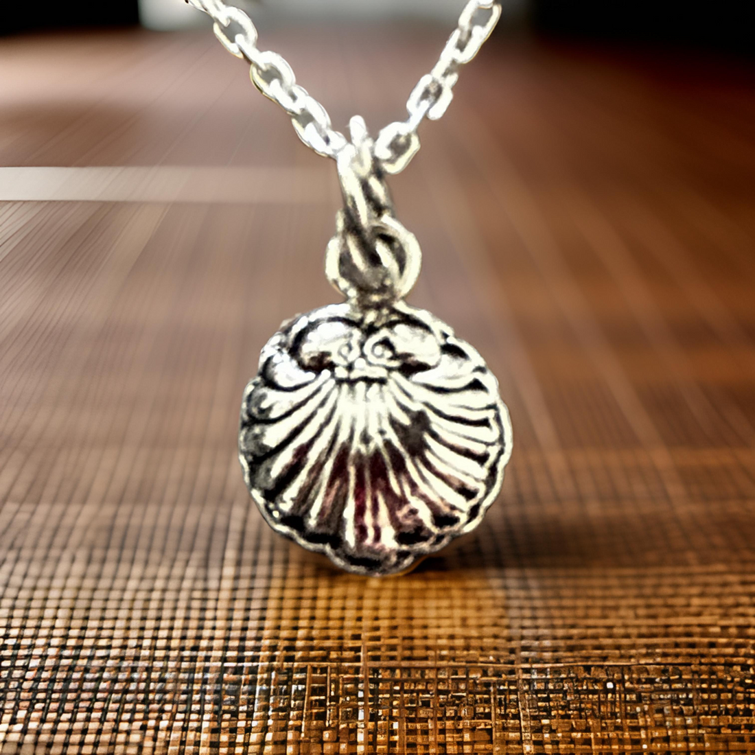 Handmade Sterling Silver Shell Necklace- Canadian Artisan Crafted
