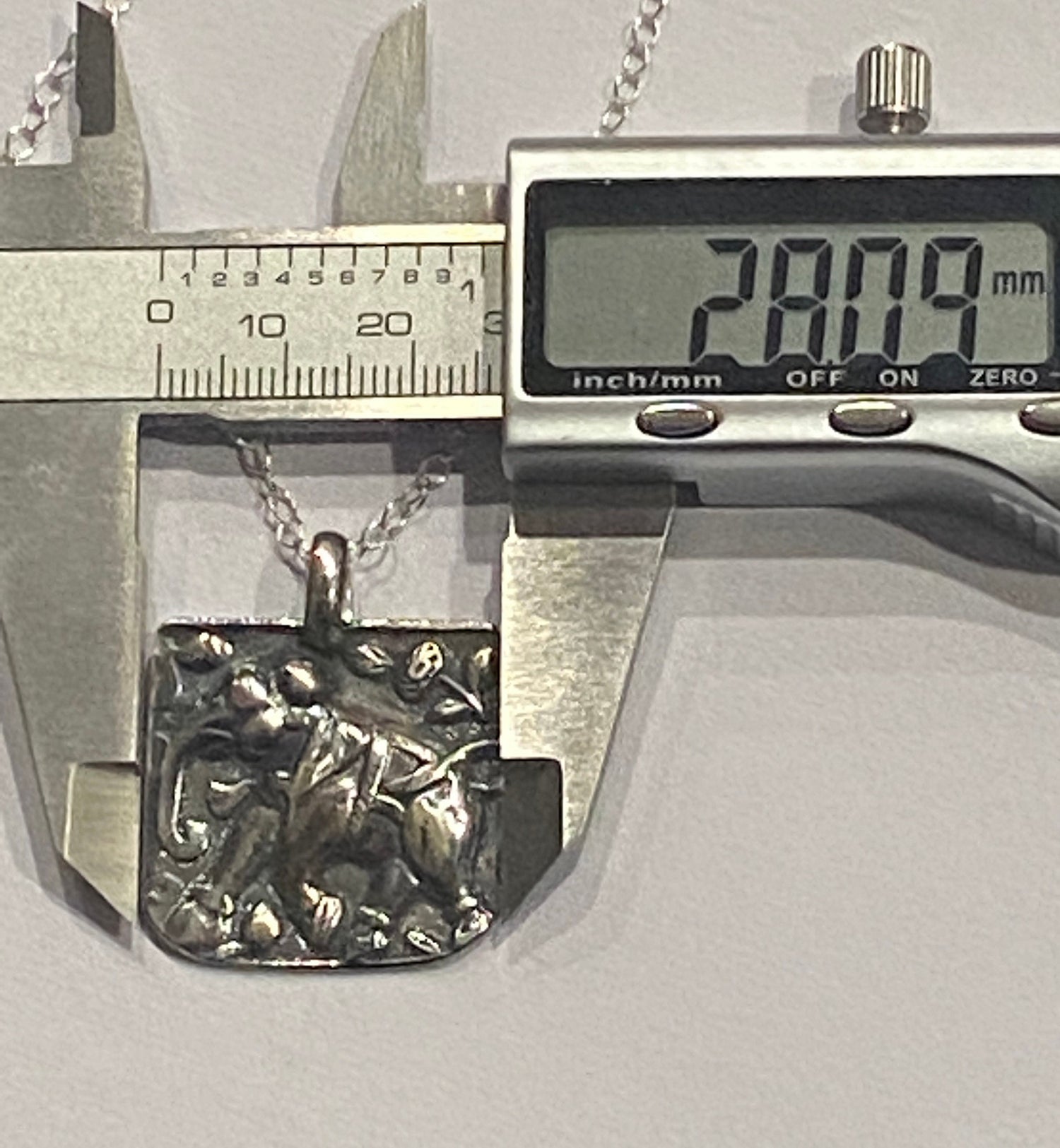 Handmade 999 Fine Silver Botanical Pendant Necklace – Nature Inspired Organic Design