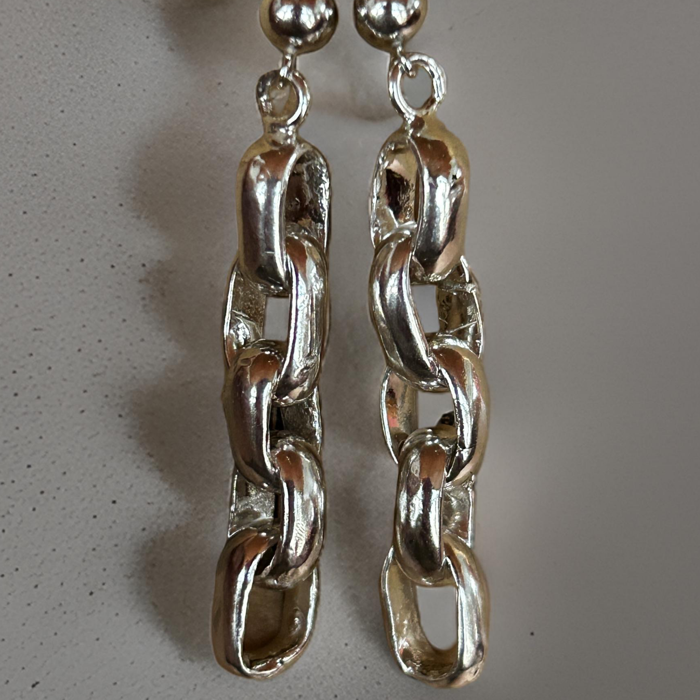 Silver Chain Earrings