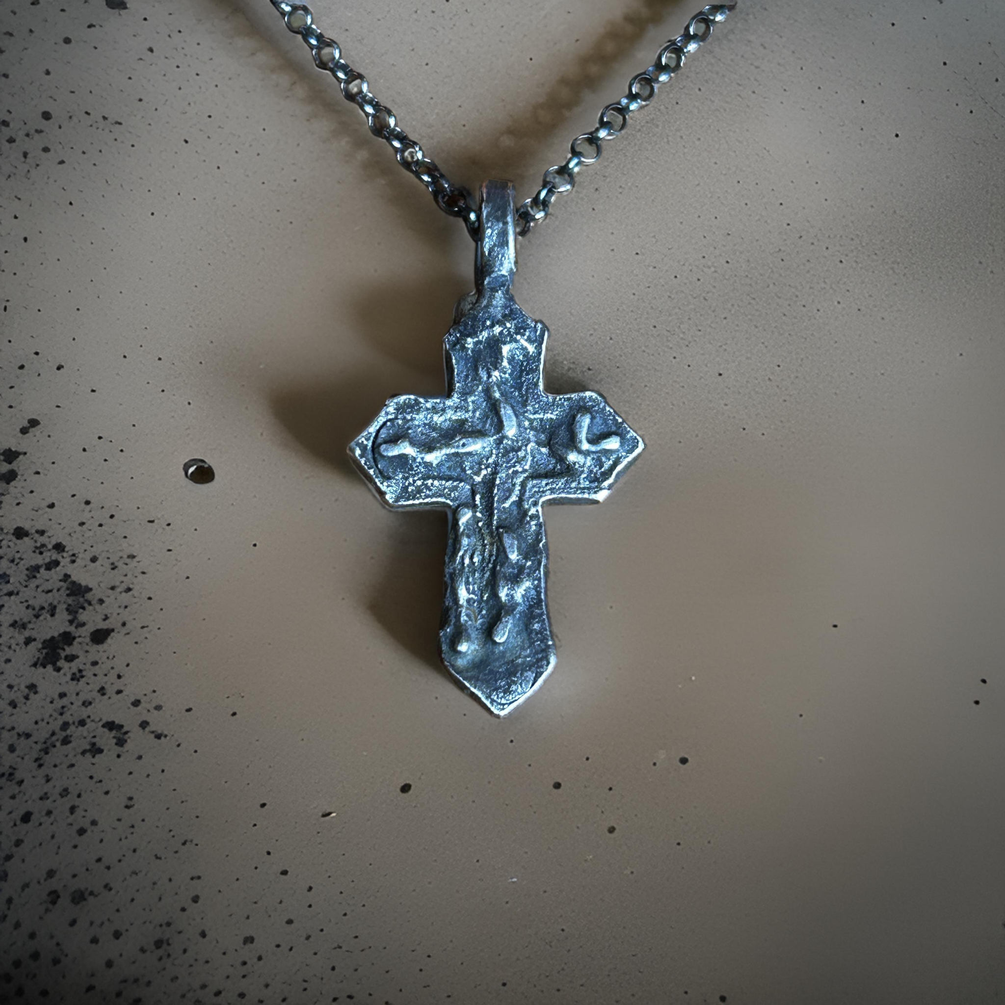 Silver Crucifix cross Pendant