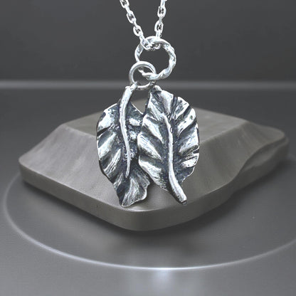 Leaf Pendant  Nature-Inspired Botanical Necklace