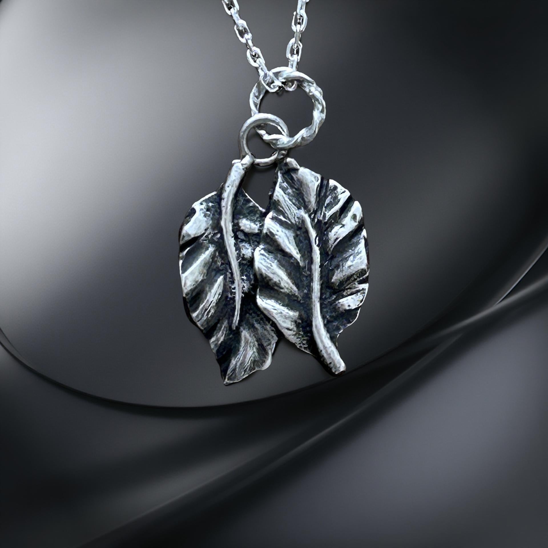 Leaf Pendant  Nature-Inspired Botanical Necklace