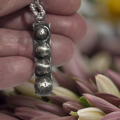 Celestial Orbit Pendant – A Cosmic Alignment in Silver
