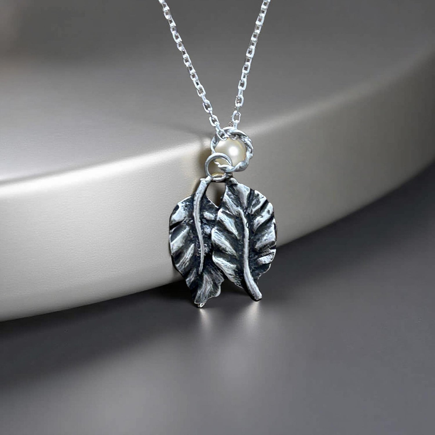 Leaf Pendant  Nature-Inspired Botanical Necklace