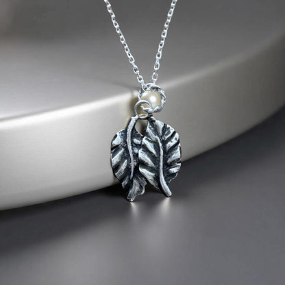 Leaf Pendant  Nature-Inspired Botanical Necklace