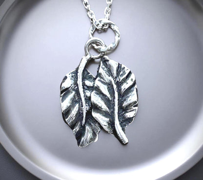 Leaf Pendant  Nature-Inspired Botanical Necklace