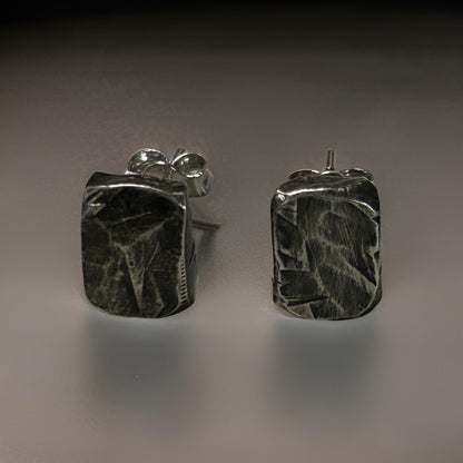 Silver Men’s Stud Earrings