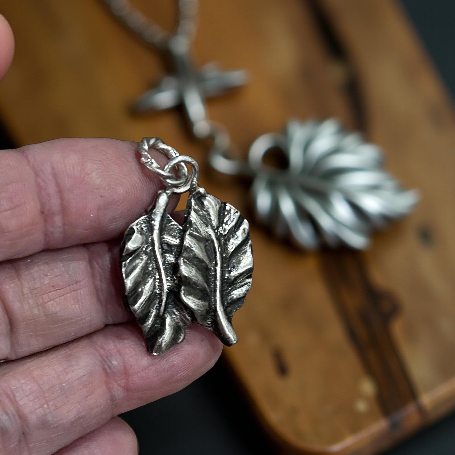 Leaf Pendant  Nature-Inspired Botanical Necklace