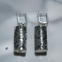 Sterling Silver Floral Bar Earrings – Handcrafted, Elegant & Unique