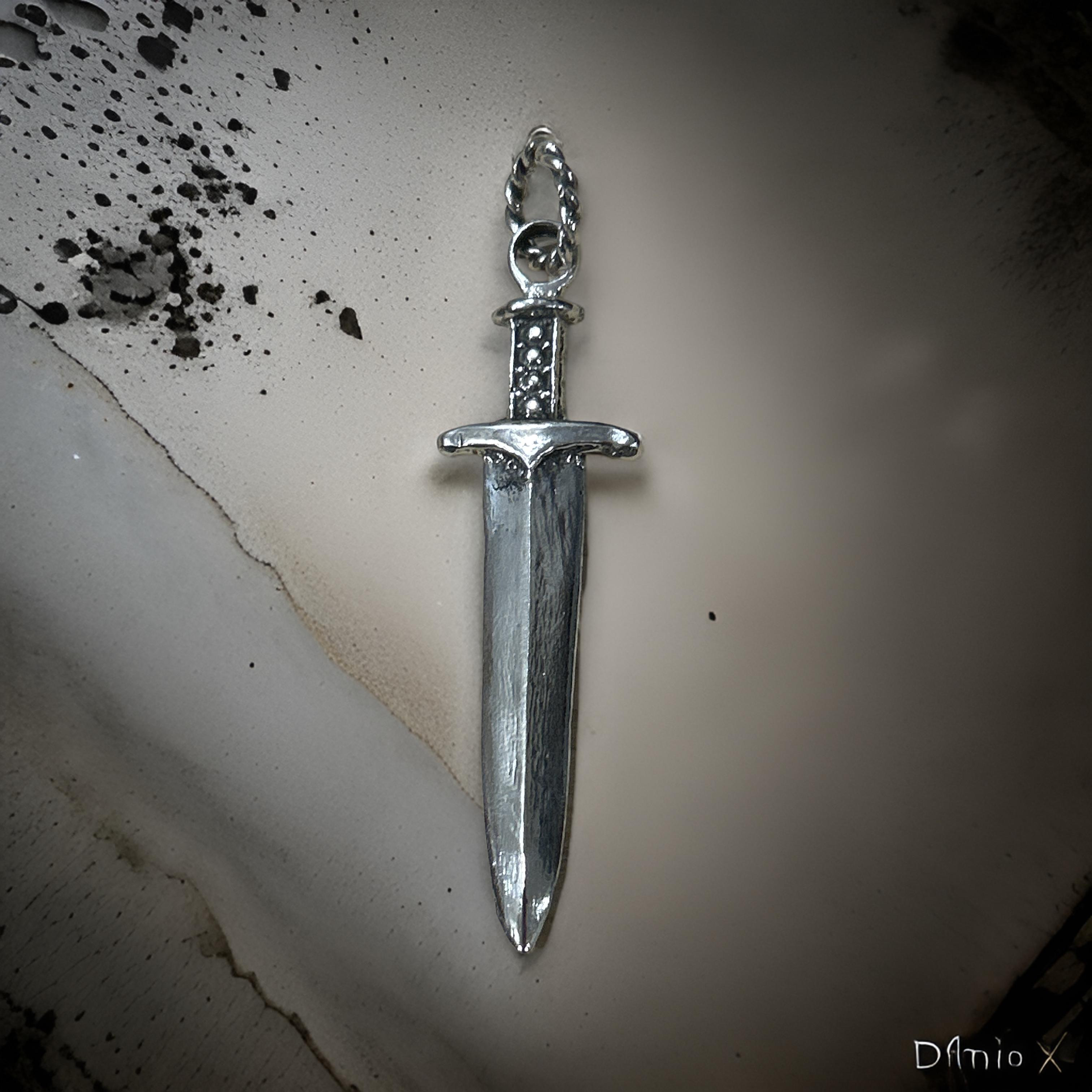 Warrior Sterling Silver Men Pendant