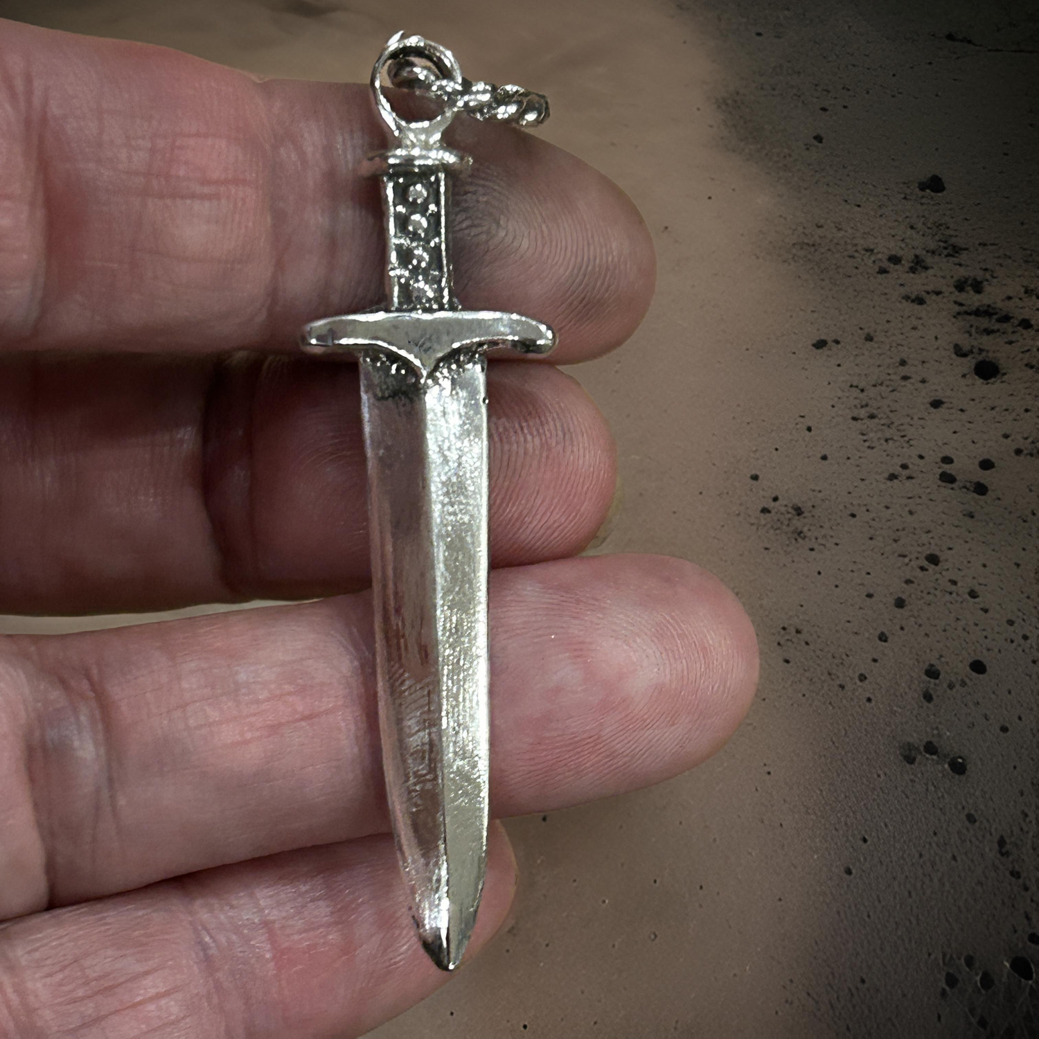 Warrior Sterling Silver Men Pendant