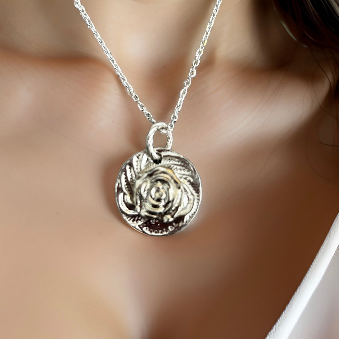 Flower Rose necklace 