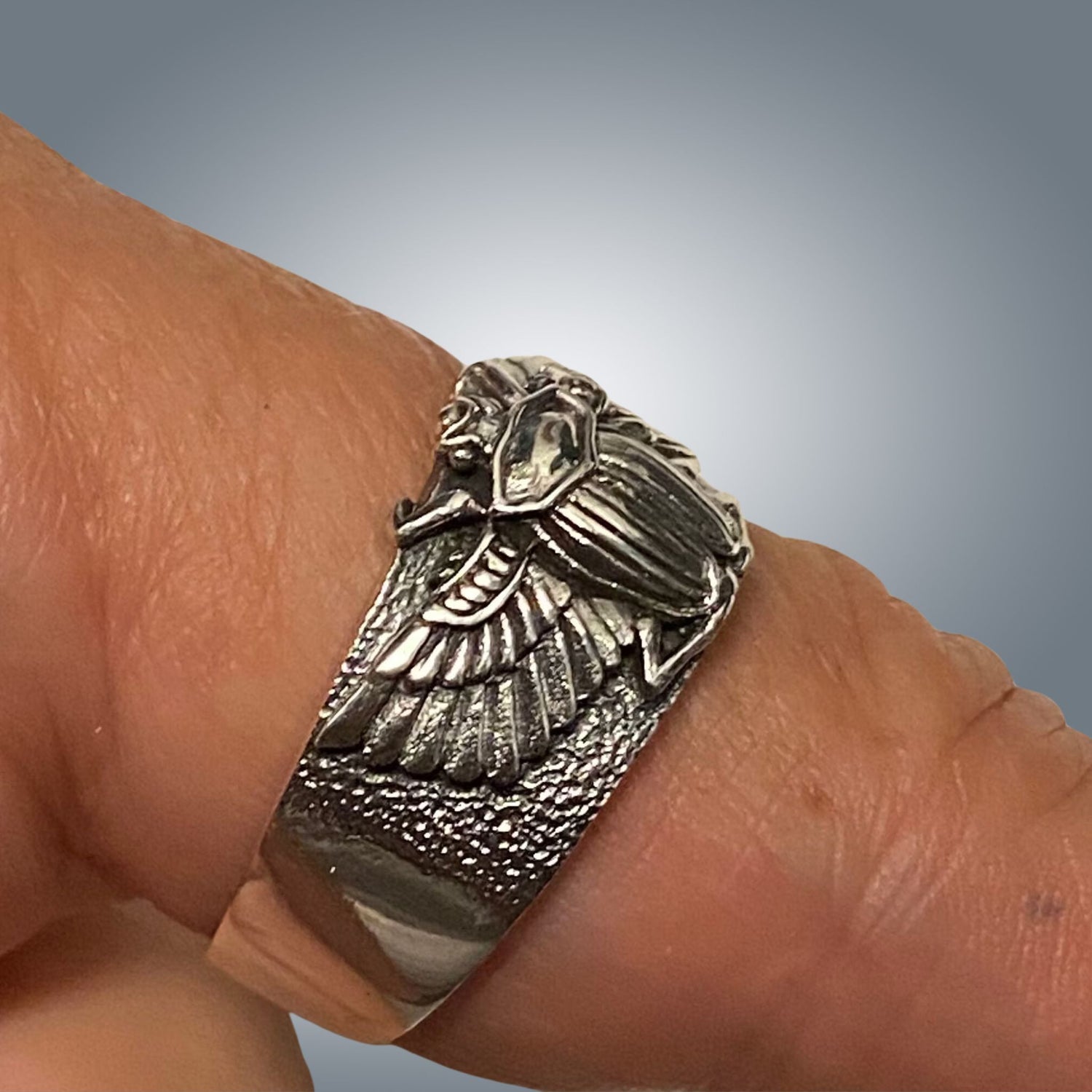 Scarab Ring - Symbol of Protection and Rebirth