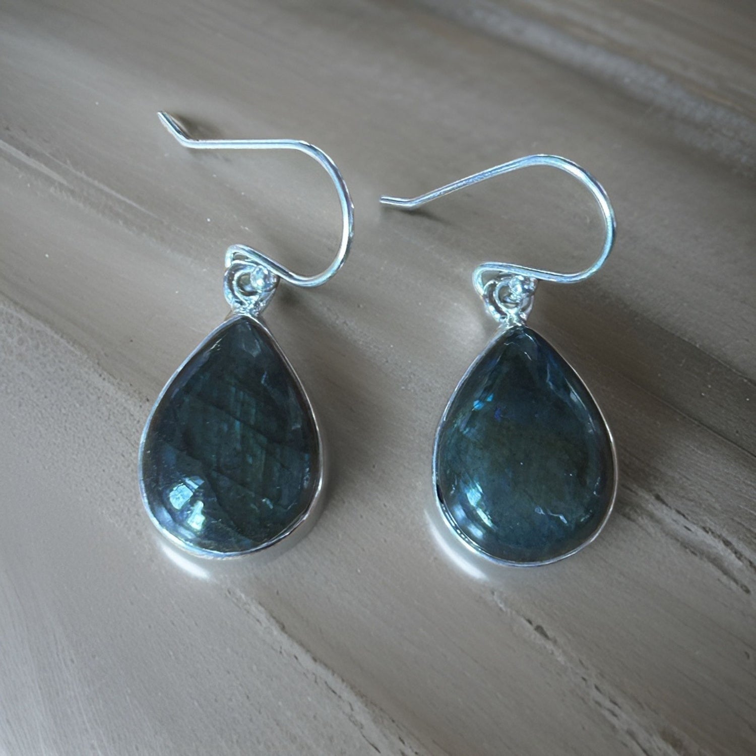 Labradorite Gemstones Earrings-JJewelryArt