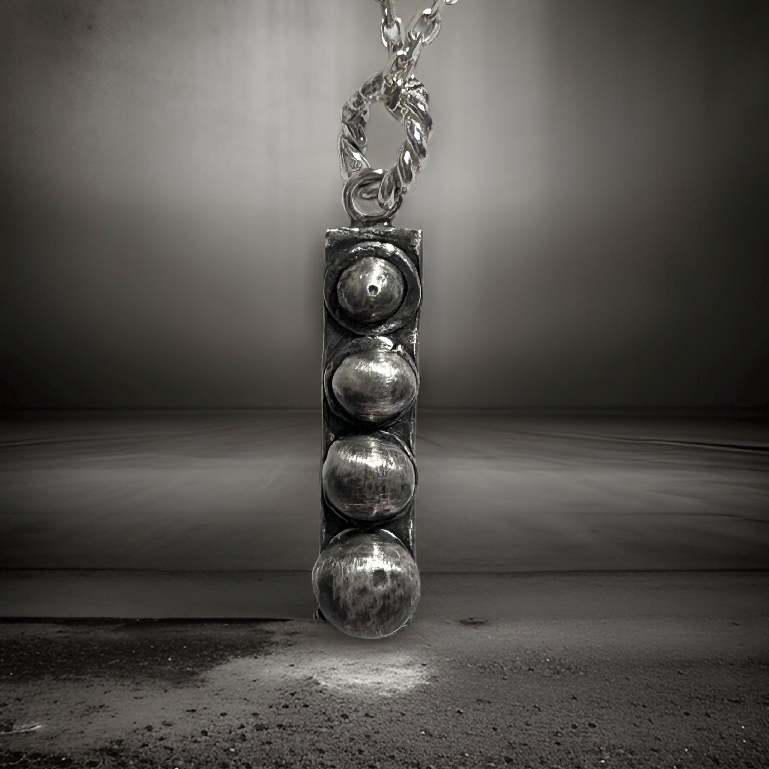 Celestial Orbit Pendant – A Cosmic Alignment in Silver