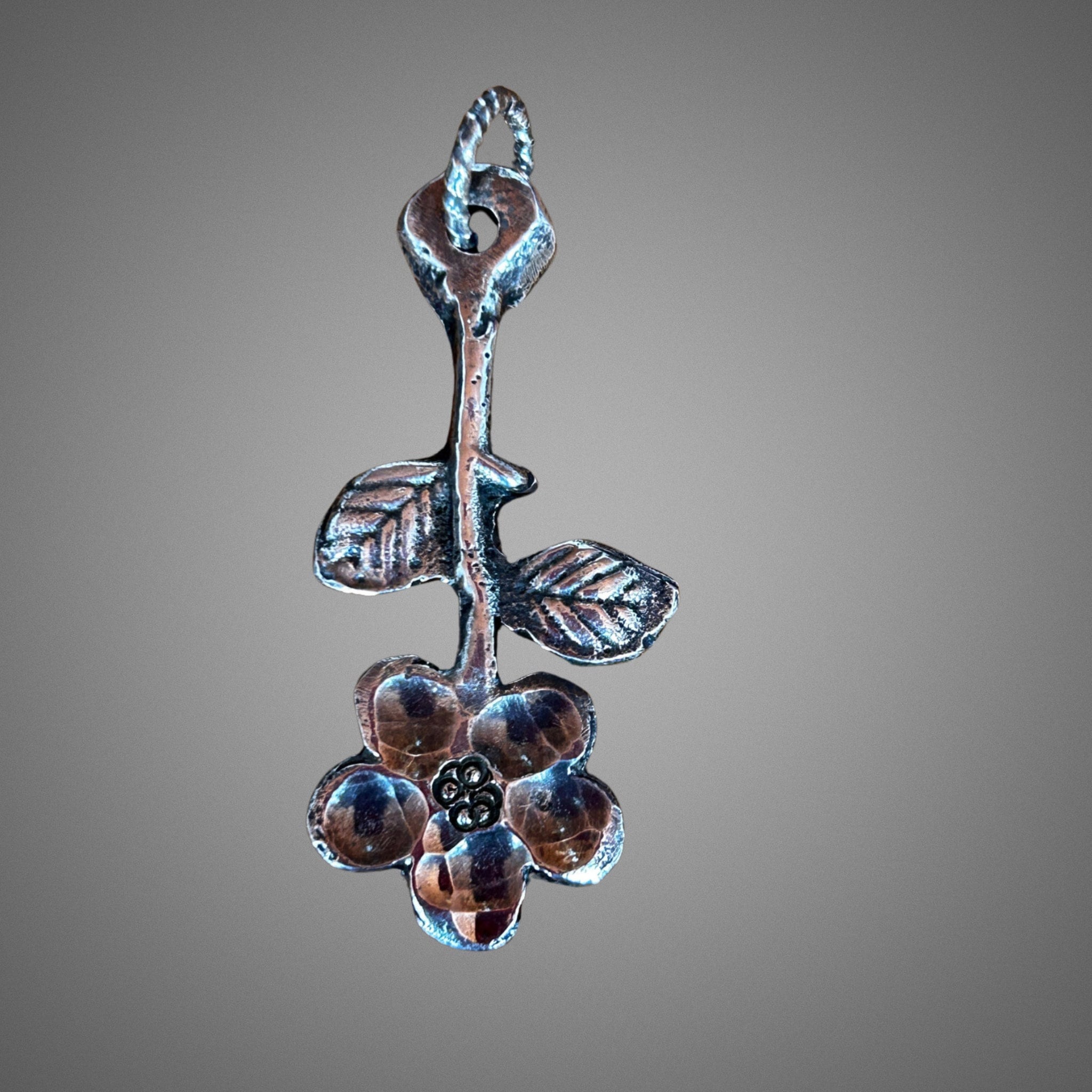 Sterling Silver Handcrafted Flower Pendant