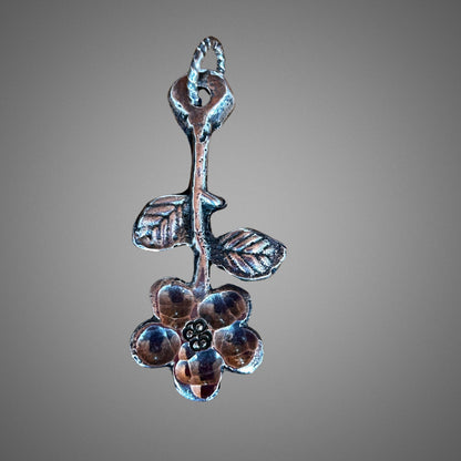 Sterling Silver Handcrafted Flower Pendant