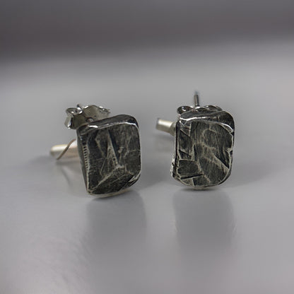 Silver Men’s Stud Earrings