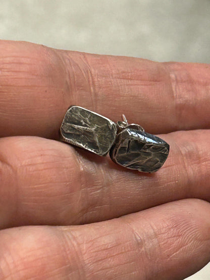 Silver Men’s Stud Earrings
