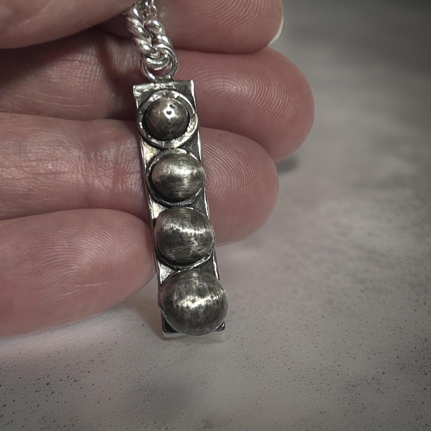 Celestial Orbit Pendant – A Cosmic Alignment in Silver