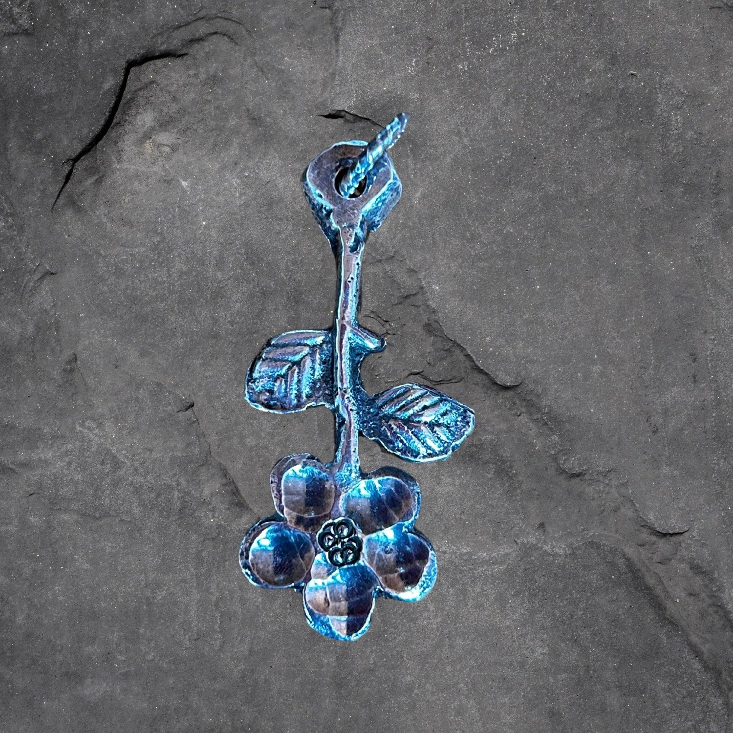 pired Jewelry-Elegant Flower Pendant-JJewelryArt