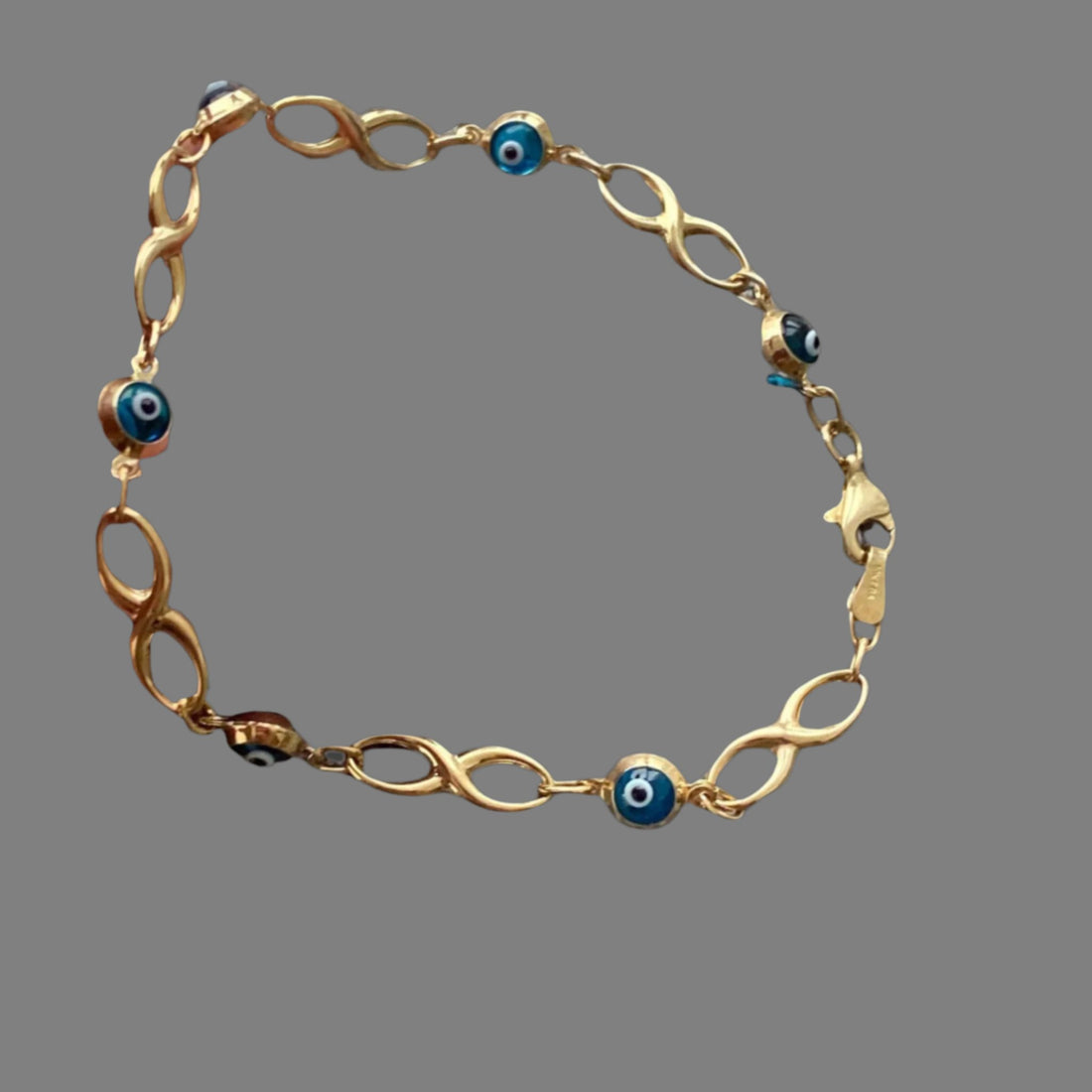 Evil Eye Bracelet Gold - 10K Gold Bracelet | JJewelryArt