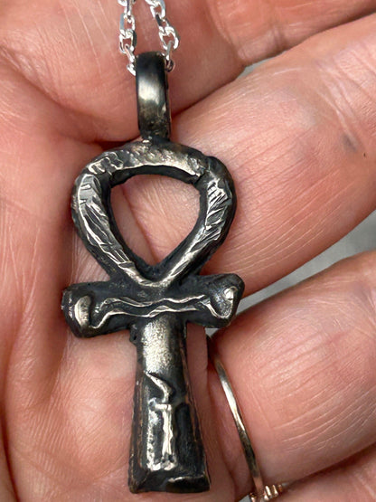 Ankh Silver Pendant - Ankh Necklaces | JJewelryArt