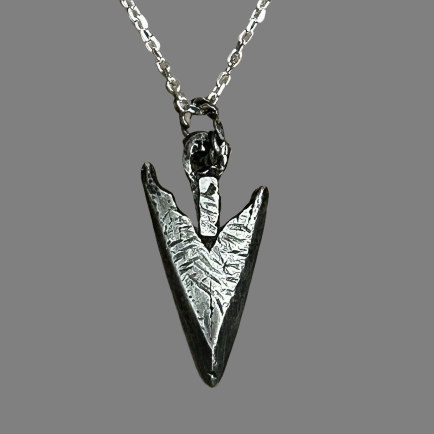 925 Arrowhead Pendant - Sterling Silver Pendant | JJewelryArt