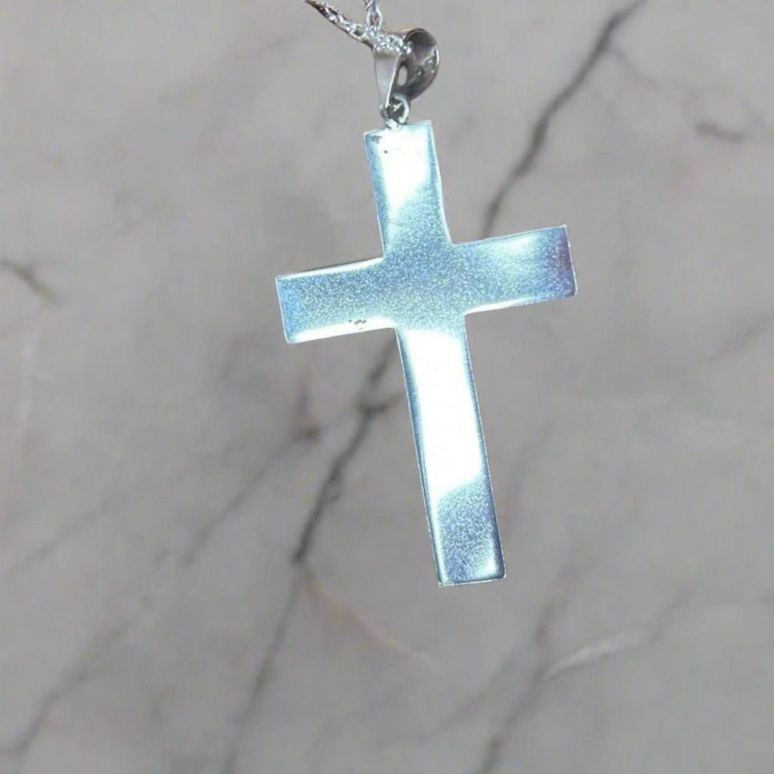 Silver Cross Necklace - Silver Cross Pendant | JJewelryArt