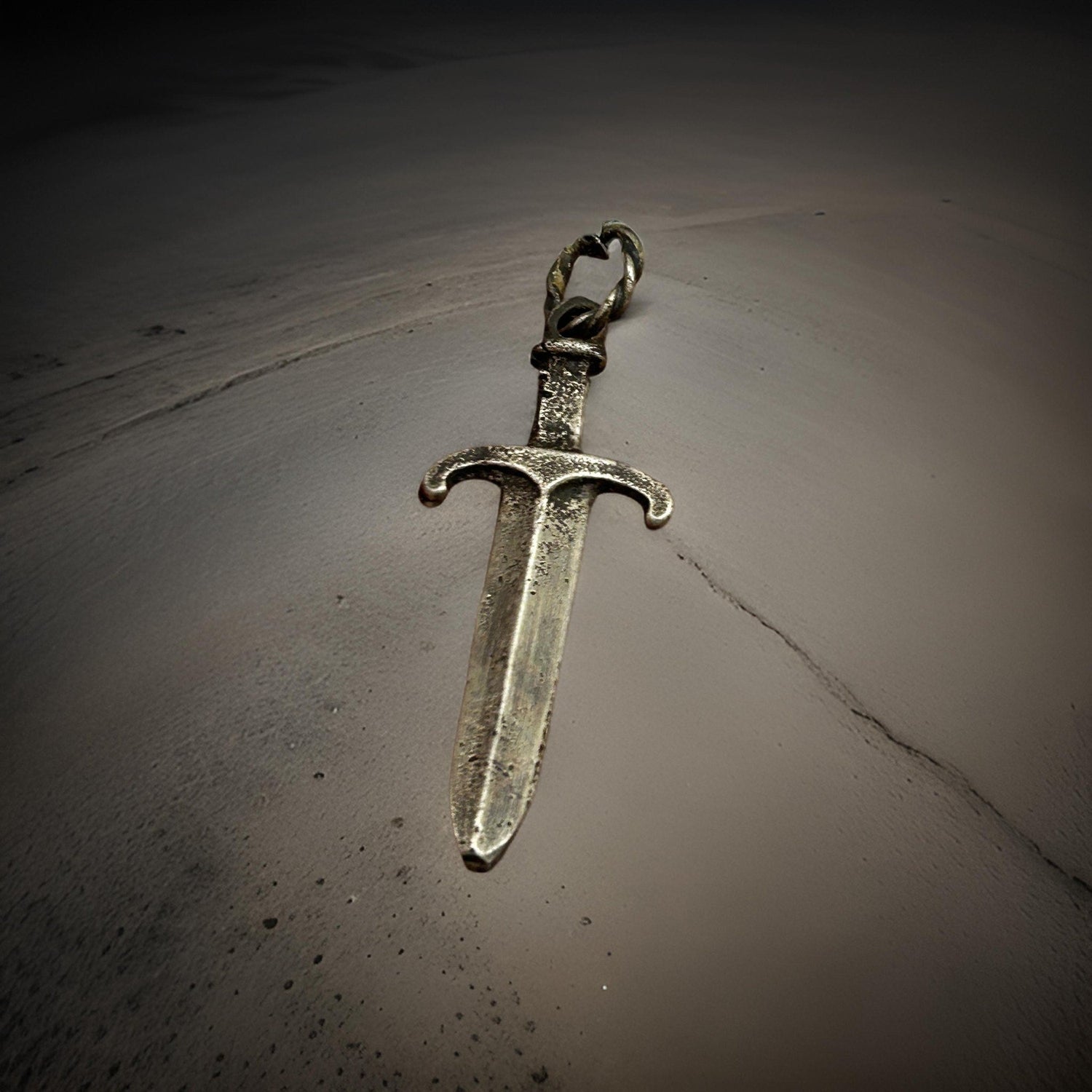 Silver Sword Necklace - Men’s Sword Pendant | JJewelryArt