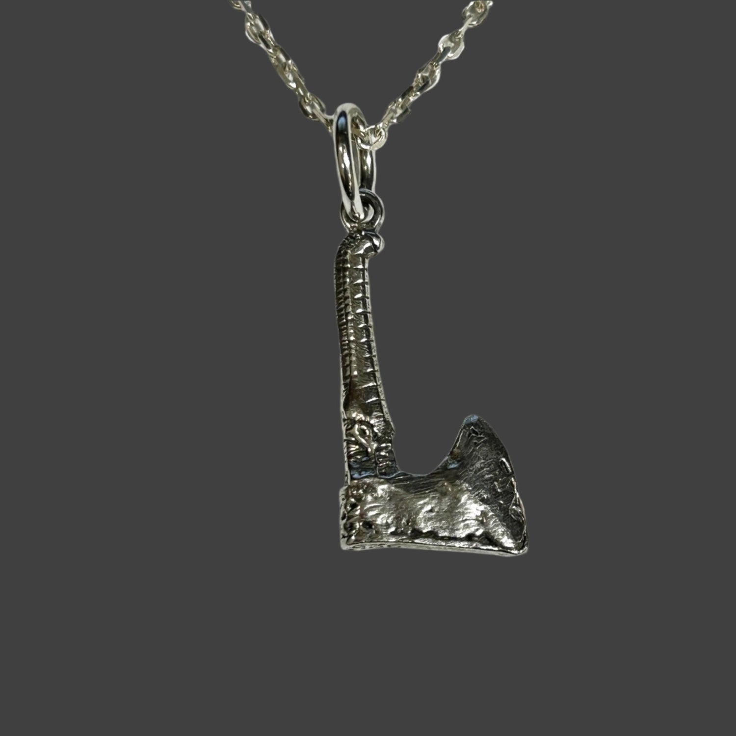 Viking Axe Pendant - Viking Axe Silver Necklace | JJewelryArt